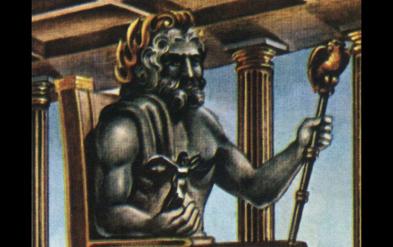 Zeus de Olimpia, una de las maravillas del mundo antiguo. Su copia medirá casi dos metros de altura. EL INFORMADOR / ARCHIVO