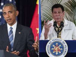 Duterte ha dicho que está preparado para defender su represión sangrienta del narco, que ha generado preocupación en Estados Unidos. AFP / S. Loeb / M. Dejeto