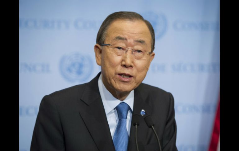 Ban Ki-moon, secretario general de la ONU, califica al ensayo como una 'provocación'. AP / R. Bajornas