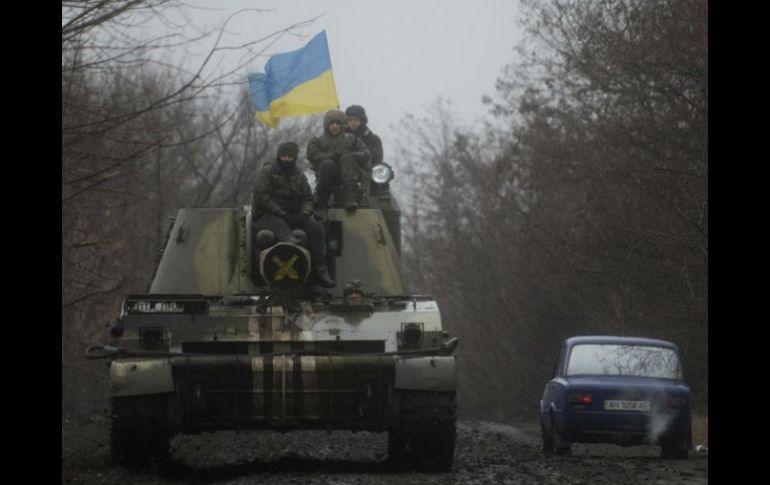 La guerra entre Ucrania y separatistas apoyados por Rusia inició en abril del 2014. AP / ARCHIVO