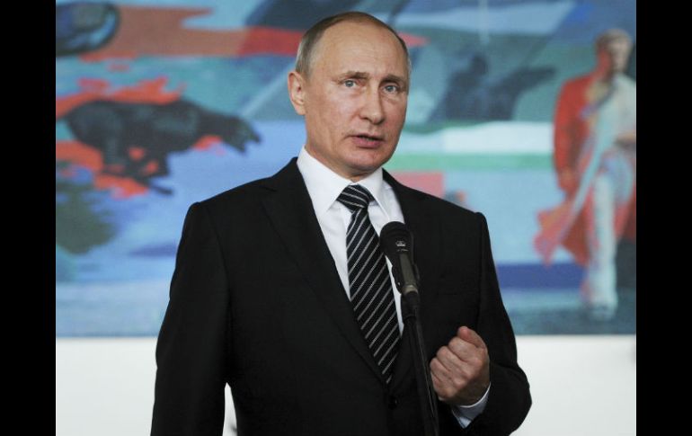 Putin advirtió que los terroristas tratan de mantener su potencial de combate. AP / M. Klimentyev