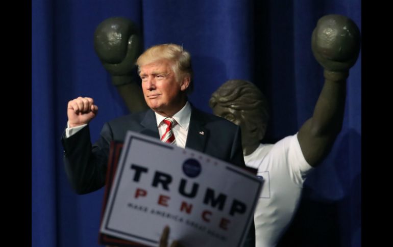 Trump ha evitado los debates simulados que utilizan tradicionalmente los candidatos. AFP / M. Wilson