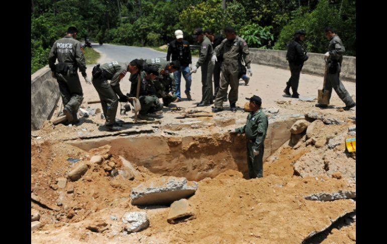 Los ataques con armas ligeras, asesinatos y atentados con explosivos se suceden casi a diario en varias provincias tailandesas. AFP / ARCHIVO