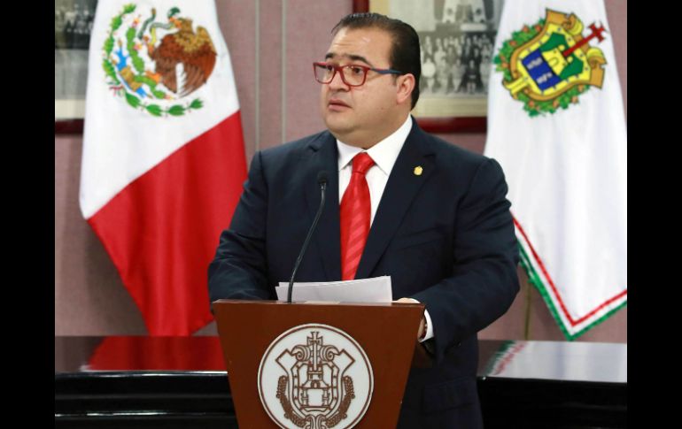 Duarte estuvo durante la presentación del Reporte de Inversiones en Veracruz. SUN / ARCHIVO