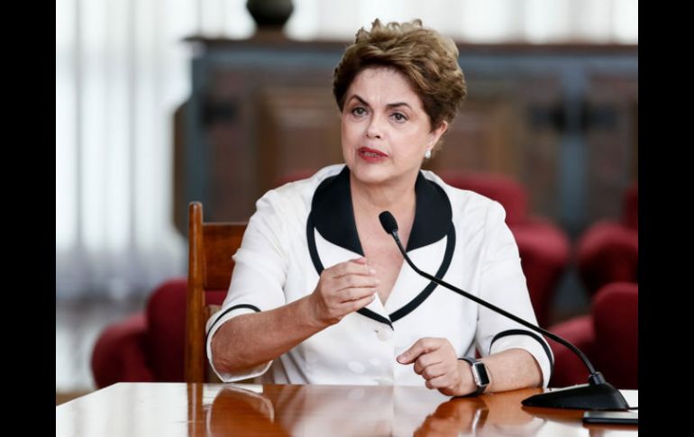 Dilma Rousseff, apartada del poder por un juicio político concluido el pasado 31 de agosto. TWITTER / @dilmabr