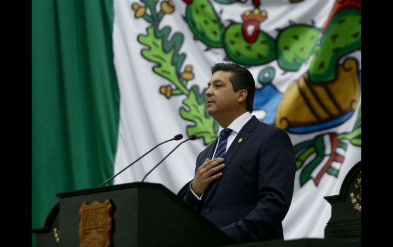 En la imagen, Francisco Cabeza de Vaca, quien recientemente rindió protesta como nuevo gobernador de la entidad. TWITTER / @fgcabezadevaca