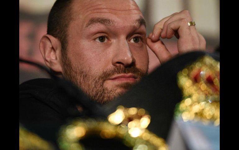 Los problemas de Fury saltaron a la luz a finales de septiembre con su renuncia, un mes antes, a la revancha ante Klitschko. AFP / O. Scarff
