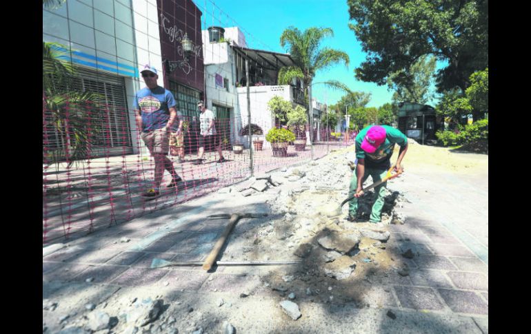 Autoridades afirman que el proyecto será respetuoso del entorno de la plazoleta entre el Andador Independencia y Morelos. EL INFORMADOR / A. Camacho
