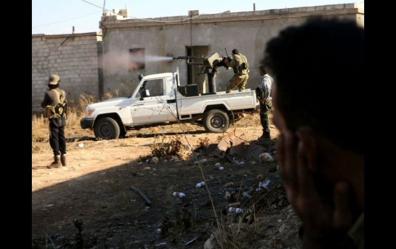 Dabiq, ubicada a unos quince kilómetros de la frontera turca, fue conquistada por el EI en agosto de 2014. AFP / N. Al-Khatib