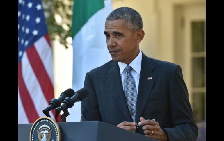 Para Obama, la noción de que los comicios sean manipulados no muestra la firmeza que un presidente requiere. AFP / N. Kamm