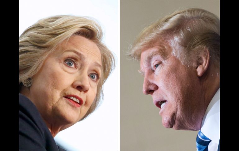 Clinton y Trump están a unas horas de que se celebre el tercer debate presidencial. AFP / ARCHIVO