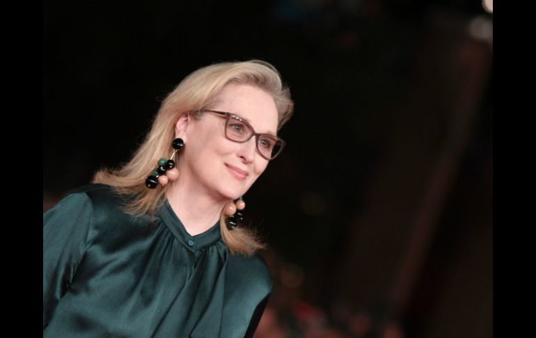 Meryl Streep presentó en la Fiesta de Cine de Roma la cinta 'Florence'. AFP / T. Fabi