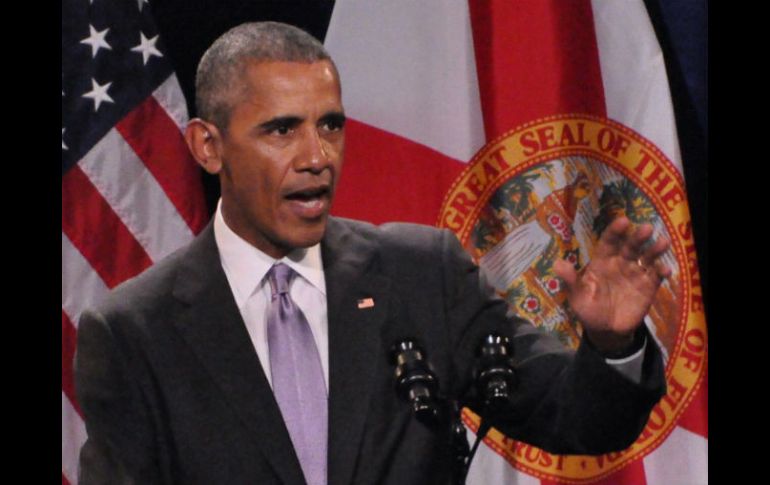 Obama también defendió su criticada reforma sanitaria. NTX / J. Carucci