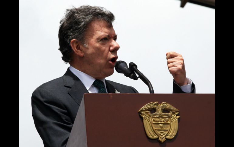 La misiva enviada a Santos hablaron varios funcionarios que se oponían al diálogo de paz. EFE / ARCHIVO