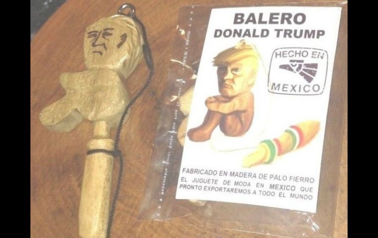 El balero de Trump se vende en ebay en siete dólares o aproximadamente 129.62 pesos para México. ESPECIAL / ebay.com