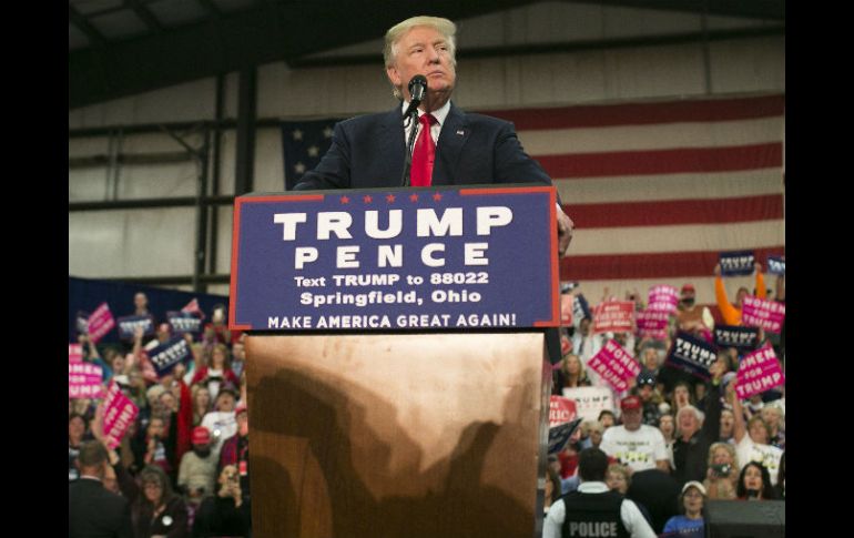 Desde las etapas iniciales de su campaña, Trump planteó imponer un arancel comercial de 45 por ciento a países como México y China. AFP / M. McGarvey