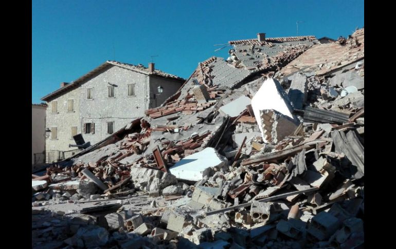 Pueblos enteros, como Norcia o Castelluccio, han sufrido fuertes daños y fueron abandonados debido a los movimientos telúricos. EFE / M. Guidelli