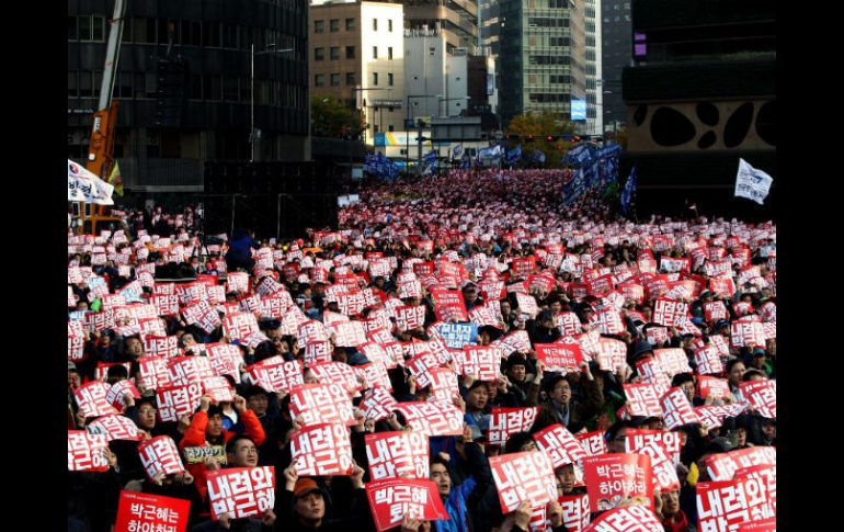 El 4 de noviembre, Park acordó ser interrogada por la fiscalía sobre el escándalo que provocó una masiva manifestación el sábado. EFE / J. Ui-Chel