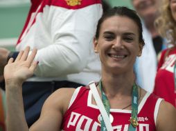 Isinbayeva dijo: ''me encanta que mi país sea un gran escaparate para el desarrollo del deporte y organice torneos todos los años''. MEXSPORT / ARCHIVO