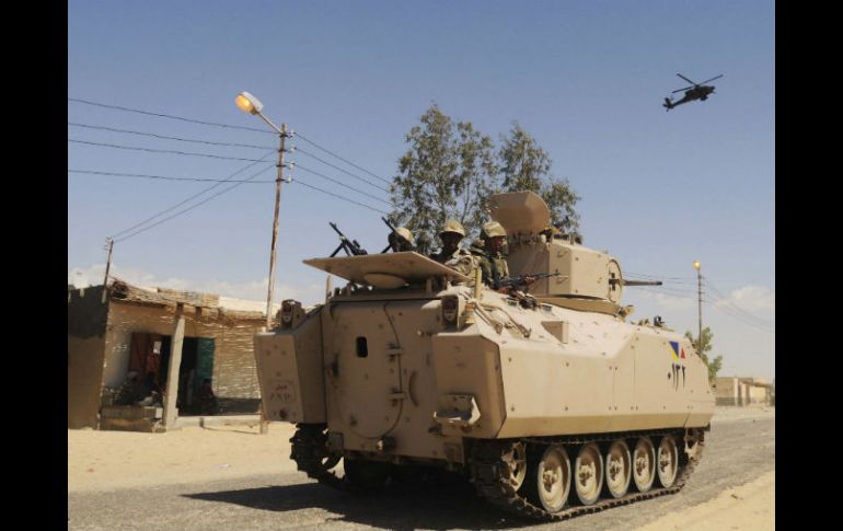 Las operaciones militares en el Sinaí se intensificaron después del pasado 14 de octubre. AP / ARCHIVO