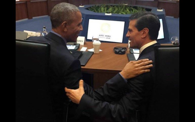 Los presidentes Peña Nieto y Obama acordaron seguir tomando medidas para solidificar la relación. FACEBOOK / Enrique Peña Nieto