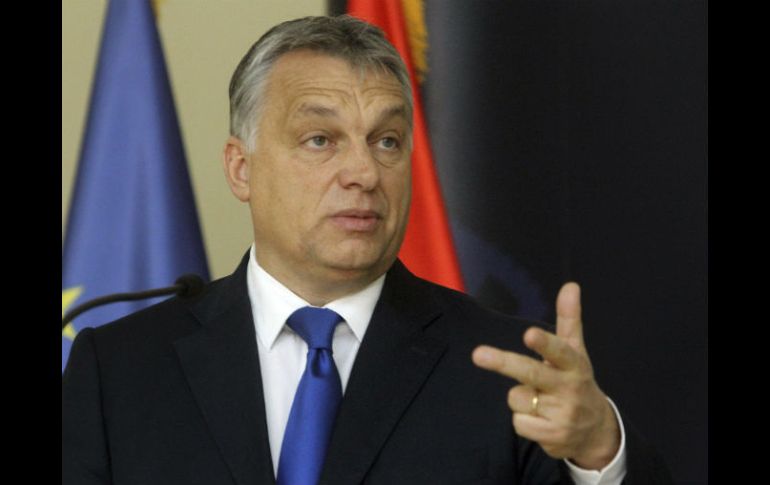 El primer ministro húngaro elogió las posiciones de Trump sobre inmigración. EFE / D. Savic