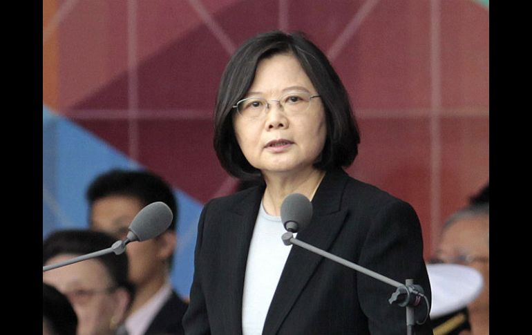 Tsai Ing-wen reiteró a Trump los estrechos lazos políticos, económicos y de seguridad entre las dos naciones. AP / C. Ying-ying