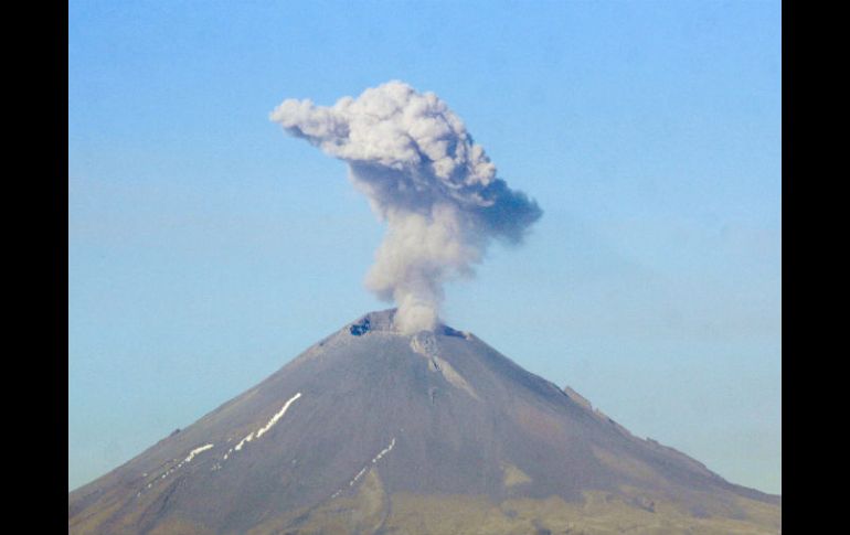 El volcán entró en erupción en torno a las cuatro de la tarde. NTX / ARCHIVO