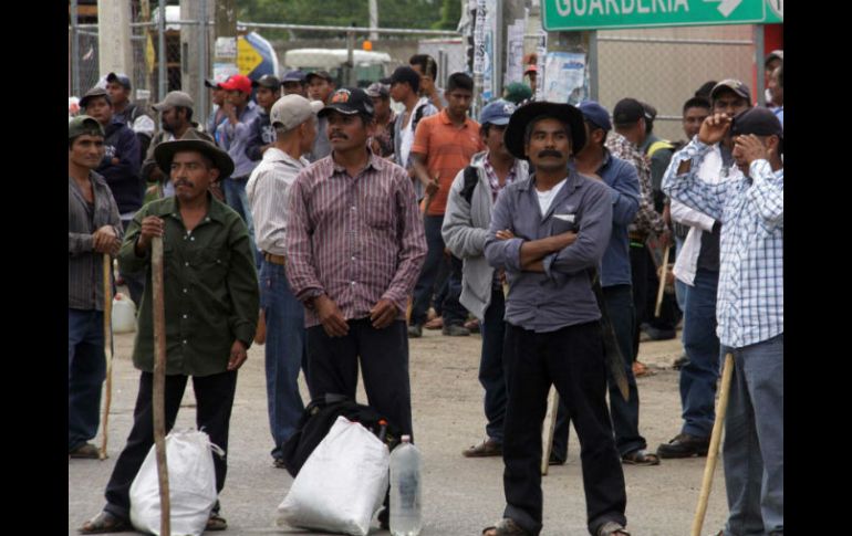 El bloqueo de los pobladores se  generó tras la denuncia de un quebranto en el almacén de Diconsa, Tapachula. NTX / ARCHIVO