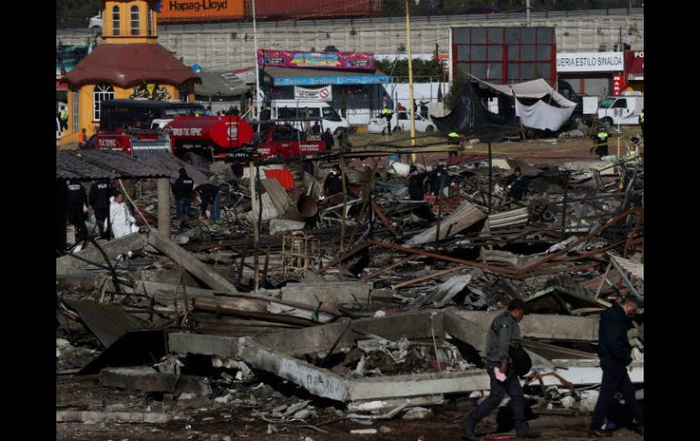 El menor estuvo en la explosión del mercado de San Pablito en Tultepec, Estado de México. SUN / ARCHIVO