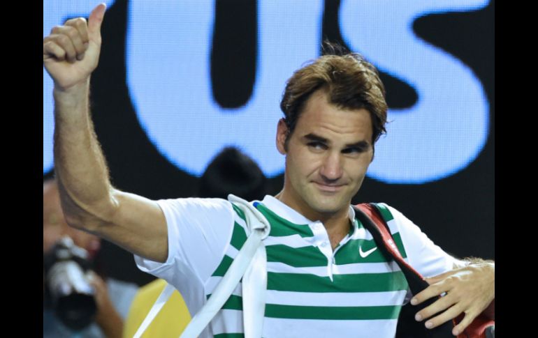 Con 35 años, Federer dice que no está seguro sobre su nivel al volver a competir, pero aseguró que no ha pensado en el retiro. AFP / ARCHIVO