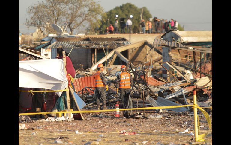 El pasado 20 de diciembre, se incendió el tianguis pirotécnico de San Pablito, con saldo de 36 personas muertas y más de 60 lesionadas. NTX / ARCHIVO
