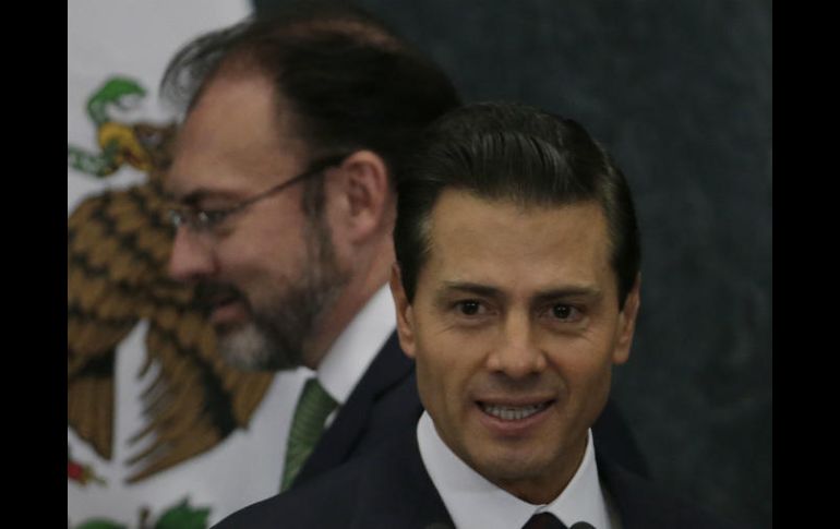 Videgaray se reincorpora al Gabinete como canciller, por instrucción del Presidente. AP / M. Ugarte