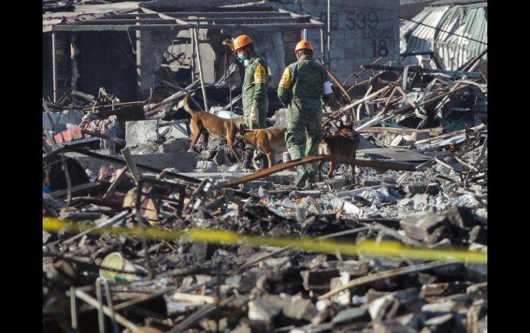 La explosión en el mercado de pirotecnia en Tultepec del pasado 20 de diciembre ha dejado 36 muertos. EFE / ARCHIVO