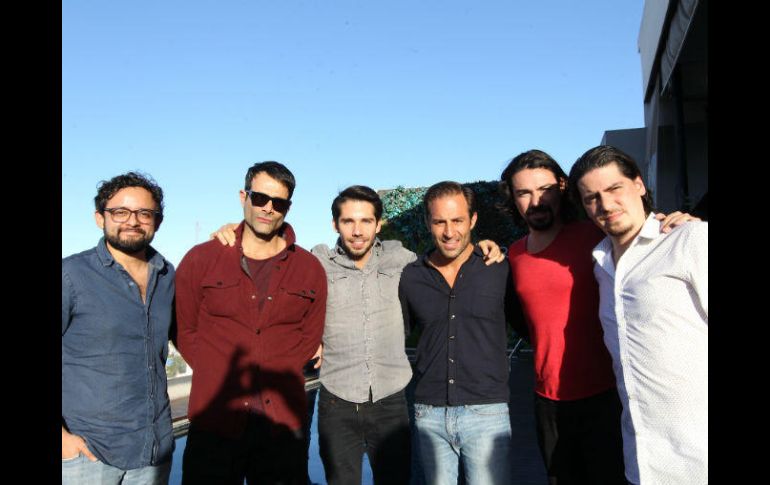 'Purasangre'. Noé Santillán, Luis Roberto Guzmán, Ruy Senderos, Mauricio Arguelles y César Rodríguez. EL INFORMADOR / P. Franco