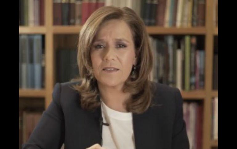 Margarita Zavala hizo un llamado a los ciudadanos para exigir que se baje el financiamiento de los partidos políticos. TWITTER / @Mzavalagc