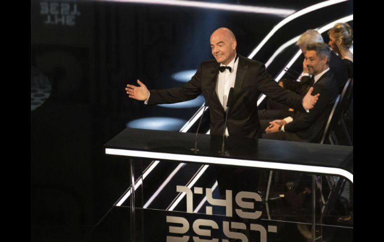 Este lunes, la FIFA celebra su primera entrega de los premios The Best. En la foto, Gianni Infantino. AP / E. Leanza