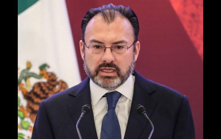 ''¡Claro que no!'', responde Videgaray sobre si México pagará el muro fronterizo; tampoco reembolsará el dinero invertido en él, dice. SUN / ARCHIVO