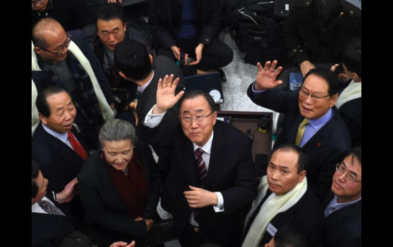 Ki-moon es uno de los favoritos de las encuestas para suceder a Park. AFP / J. Yeong-je