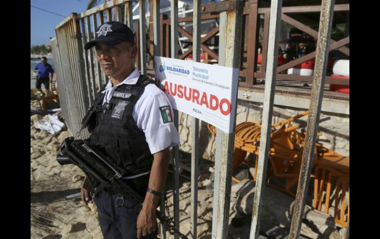 El tiroteo en una discoteca de Playa del Carmen dejó cinco muertos. AP /