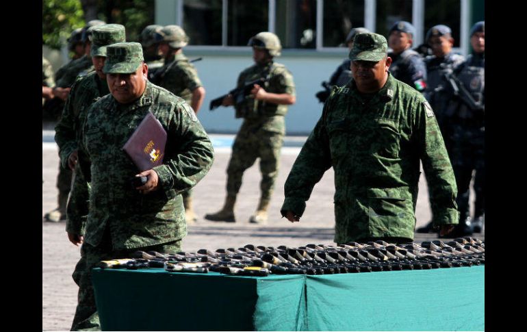 Las armas que utilizaron los agresores contra la Fiscalía de Cancún, son de uso exclusivo del Ejército y Fuerzas Armadas. NTX / F. Gálvez