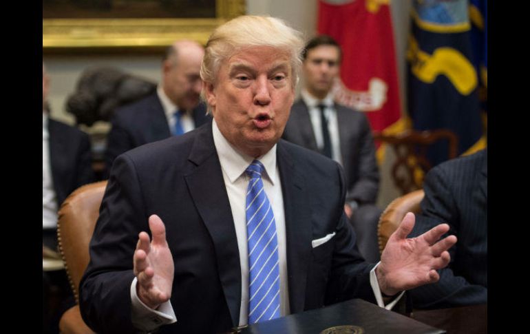 Trump prometió que su compañía no firmará más contratos en el extranjero. AFP / N. Kamm