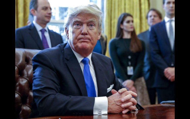 La mano dura con la inmigración fue una de las promesas que llevaron a Trump a la Casa Blanca. EFE / S. Thew