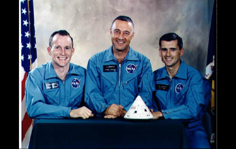 Los tres astronautas del Apolo 1 perecieron en un trágico incendio en la cabina. TWITTER / @NASA
