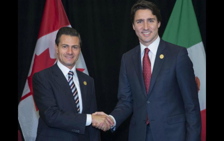 Peña y Trudeau sostuvieron una conversación telefónica para continuar reforzando los fuertes lazos de amistad. NTX / ARCHIVO