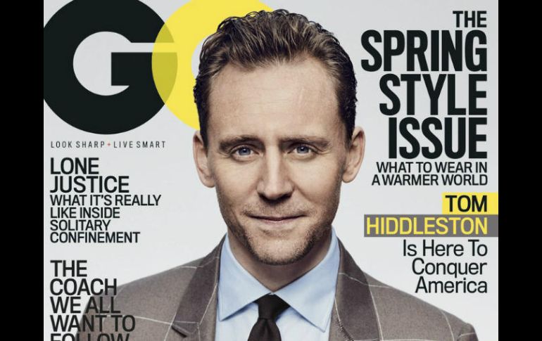Hiddleston es el rostro de la portada de la revista 'GQ'. TWITTER / @GQMagazine