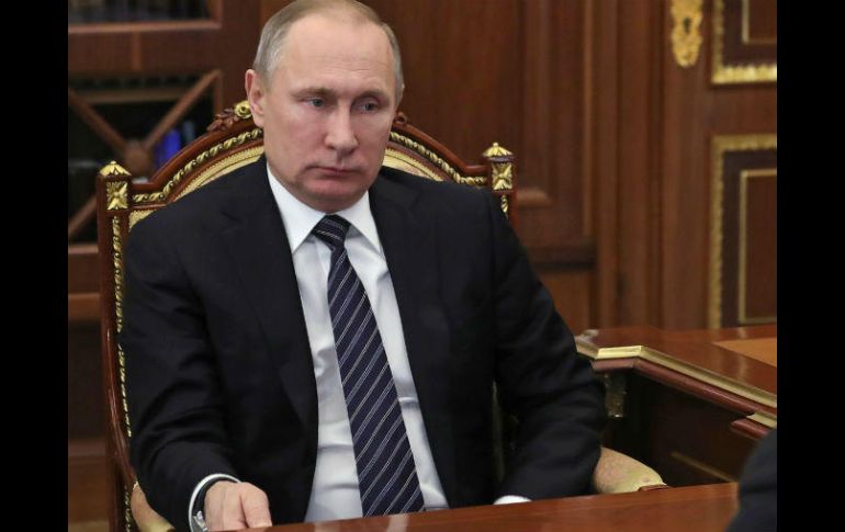 Vladimir Putin presentó su pésame y lamentó lo ocurrido. AP / M. Klimentyev
