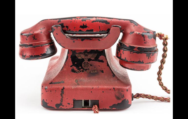 El teléfono de Hitler, encontrado en su búnker tras la derrota de la Alemania nazi. AFP /