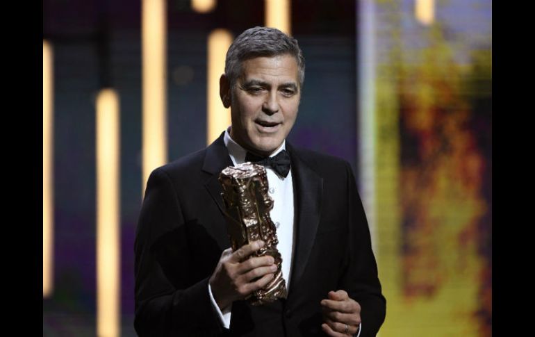 George Clooney recibió el premio 'César de Honor' de la Academia de las Artes y Técnicas del Cine de Francia. AFP / B. Guay