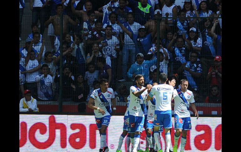 Con este resultado, el Puebla ya supera a Cruz Azul en la tabla de porcentajes. AFP / R. Vazquez